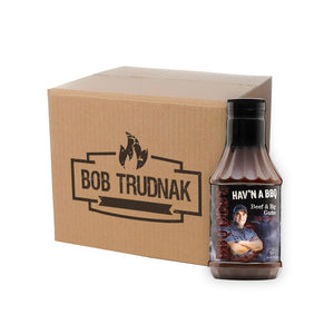 BBQ Bob's Beef & Big Game BBQ Sauce 21oz - Case(12) image 0