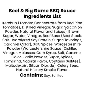 Bobby T's Beef & Big Game BBQ Sauce