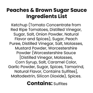 Bobby T's Peaches & Brown Sugar Sauce
