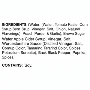 Bobby T's Peaches & Brown Sugar Sauce