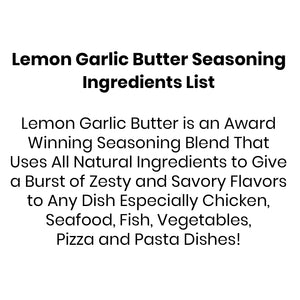 Bobby T's Lemon Garlic Butter Seasoning